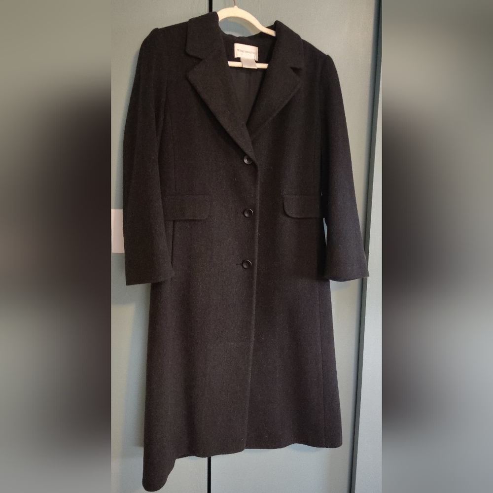 Worthington Classic Charcoal Grey Trench Coat